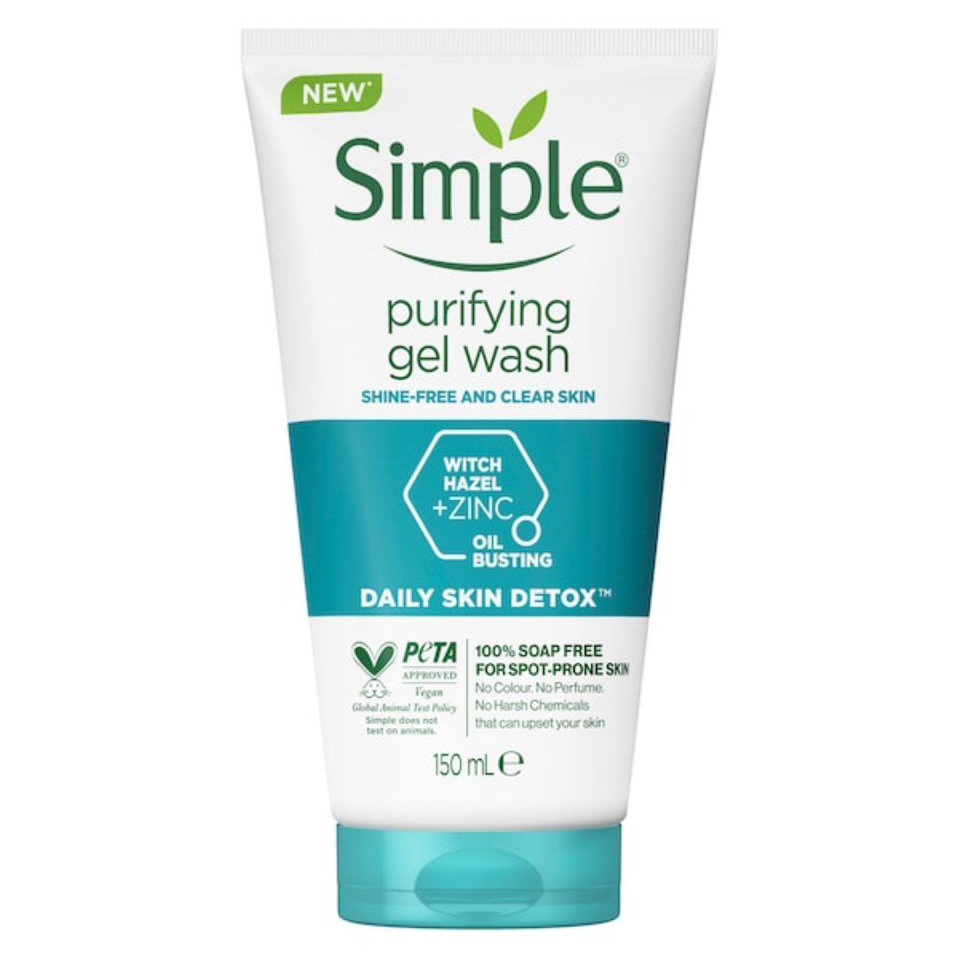 SIMPLE DAILY SKIN DETOX PURIFYING FACE WASH 150ML